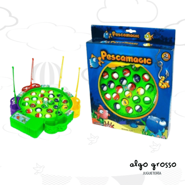 PESCAMAGIC con 24 PIEZAS + CAÑAS art.6949