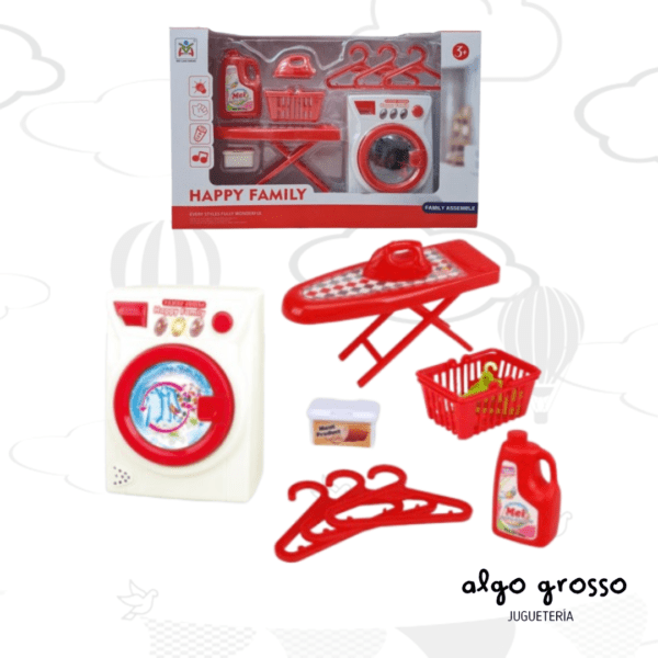 JUEGO DE LAVADO Y PLANCHADO HAPPY FAMILY art.22191