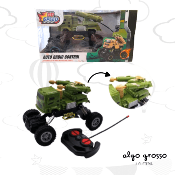VEHICULO MILITAR PATON  GO SPEED RADIO CONTROL art.54441