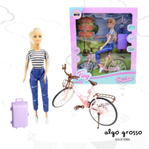 MUÑECA TINY Y SU BICICLETA art.53538