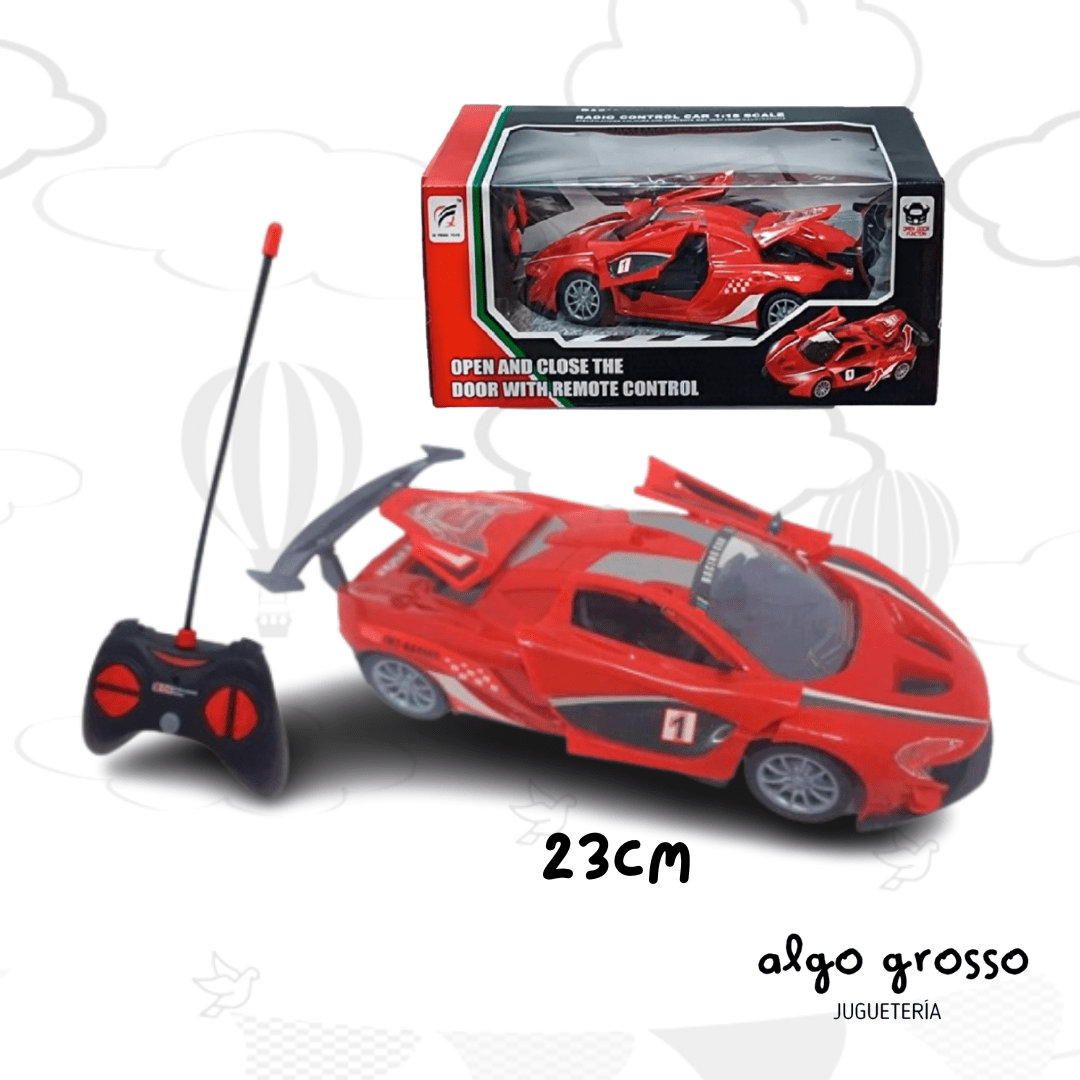 AUTO DEPORTIVO A RADIO CONTROL QUE ABRE SUS PUERTAS art.52721