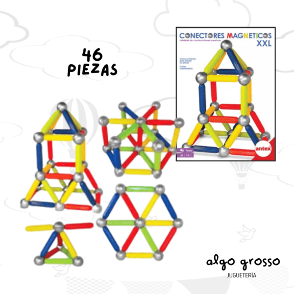 CONECTORES MAGNETICOS XXL 46 PIEZAS art.1268