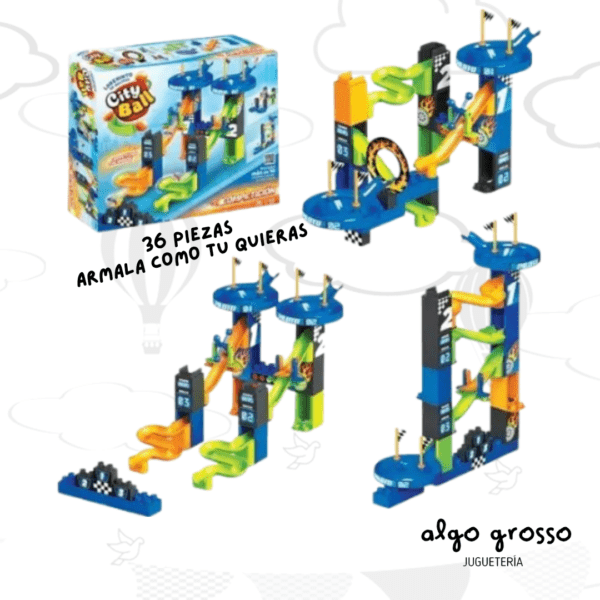 CITY BALL LABERINTO DE BOLITAS COMPETICION 36 PIEZAS art.3205