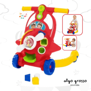 CAMINADOR BEBE AVIADOR ROJO art.890