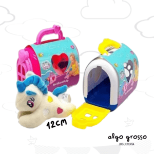 UNICORNIO PELUCHE EN VALIJA art.DR5066-A