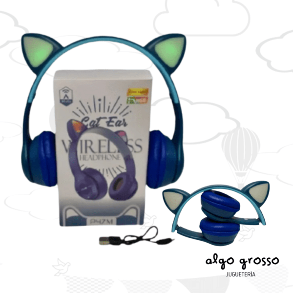 AURICULARES CAT EAR INALAMBRICOS P47M