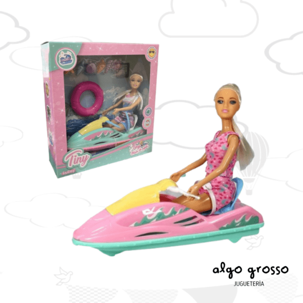 TINY MUÑECA Y SU MOTO DE AGUA art.54457