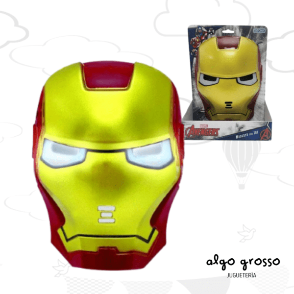 MASCARA IRON MAN CON LUZ art.2489