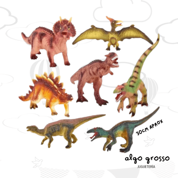DINOSAURIO GOMA MACIZO - SUELTO art.163221