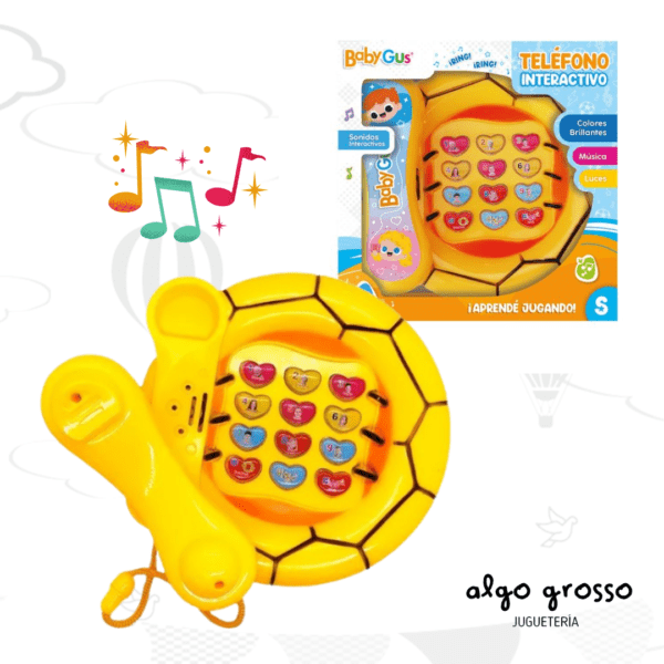 TELEFONO MUSICAL CON LUZ + SONIDO art.51194