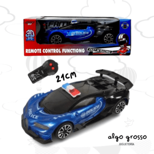 AUTO POLICIA RADIO CONTROL 2 FUNCIONES + LUCES art.53417