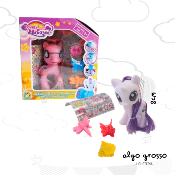PONY LOVELY HORSE CON HEBILLAS + STICKERS art.54354