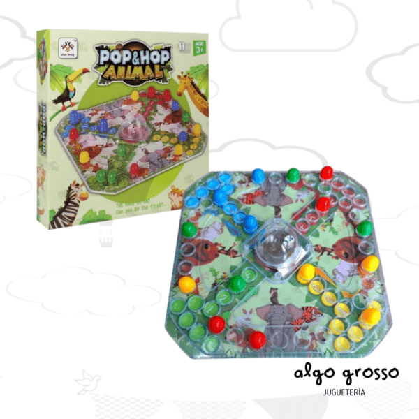 LUDO MATIC POP HOP ANIMAL art.53940
