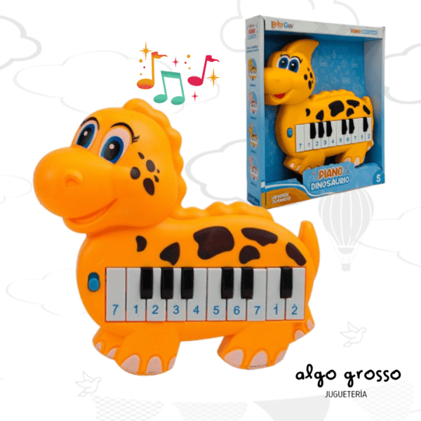 PIANO DINOSAURIO 10 TECLAS art.51028