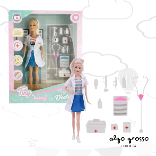 TINY MUÑECA DOCTORA + ACCESORIOS art.53499