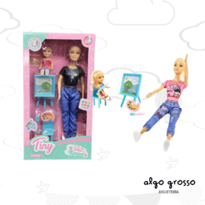 TINY MUÑECA FANTASY VAMOS A PINTAR + ACCESORIOS art.54461