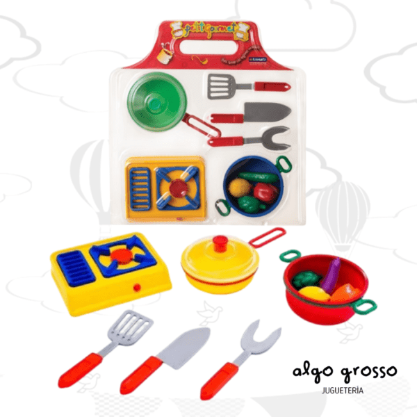 PETIT GOURMET JUEGO DE COCINA EN BLISTER art.N120