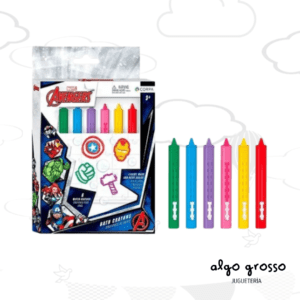 AVENGERS SET DE 6 CRAYONES DE BAÑO art.AV300