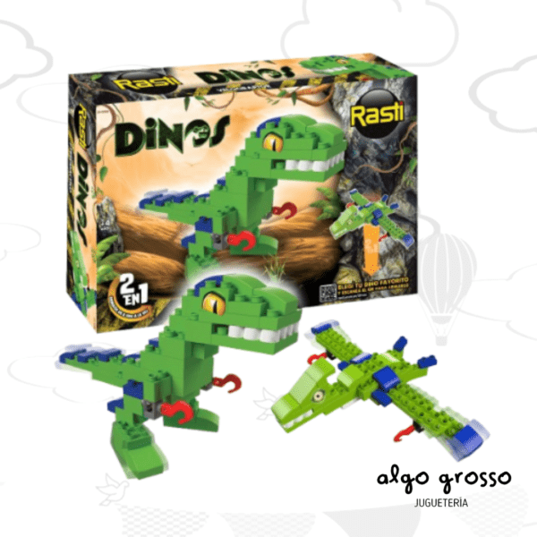 RASTI DINOS 2EN1 72 PIEZAS art.1096