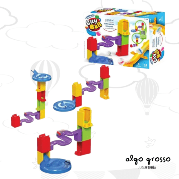 CITY BALL LABERINTO DE BOLITAS PARA ARMAR 9 PIEZAS art.3200