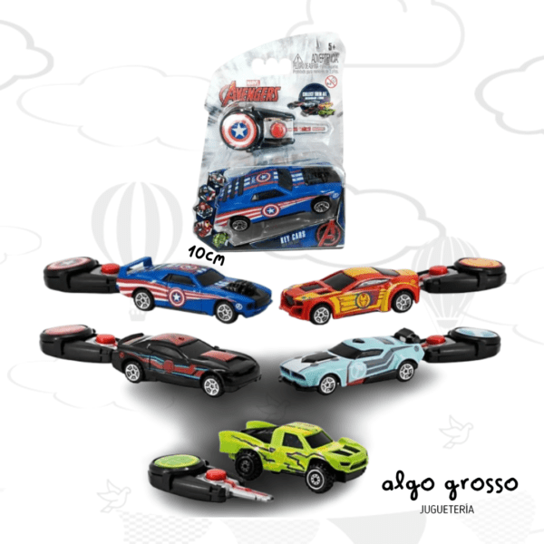 AUTO AVENGERS CON LLAVE LANZADORA art.AV9999