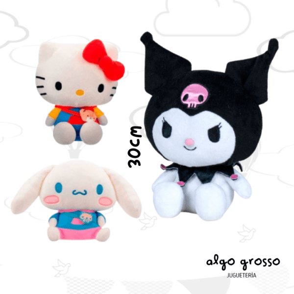 PELUCHE KUROMI-KITTY 30cm  "ALTERNATIVO"
