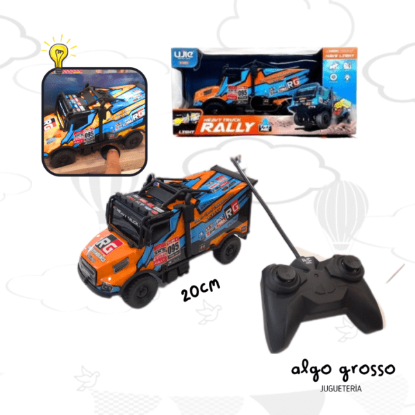 CAMION RALLY RADIO CONTROL - CARCASA LUMINOSA art.UJ99-ZK02