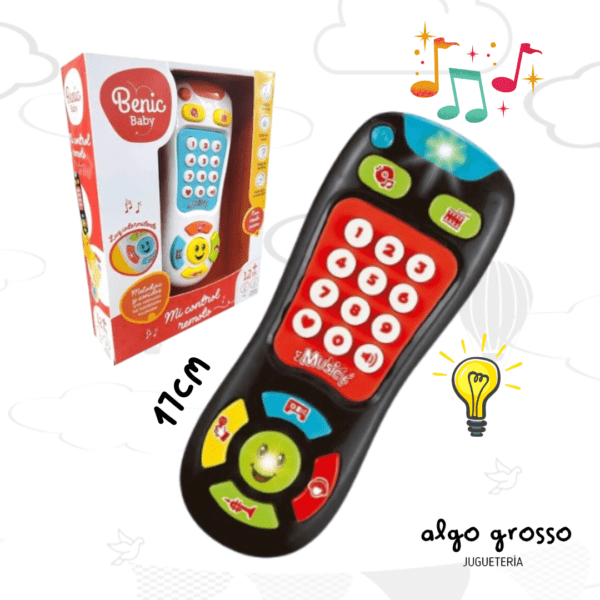 MI CONTROL REMOTO BENIC BABY LUZ Y SONIDO art.6583