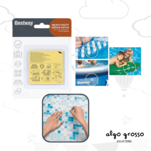 BESTWAY PARCHE DE REPARACION X10U  6.5CM art.62068