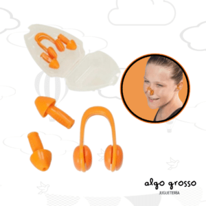 BESTWAY TAPONES AUDITIVOS Y PINZA NASAL CON ESTUCHE art.26032