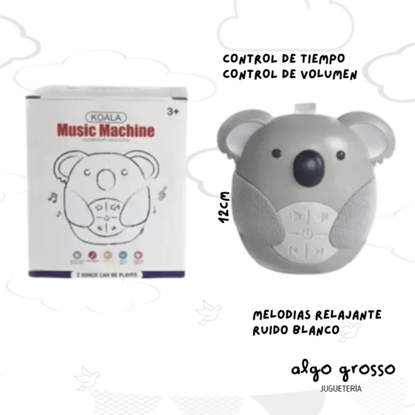 KOALA REPRODUCTOR DE MUSICA Y RUIDO BLANCO PARA DORMIR art.PF02