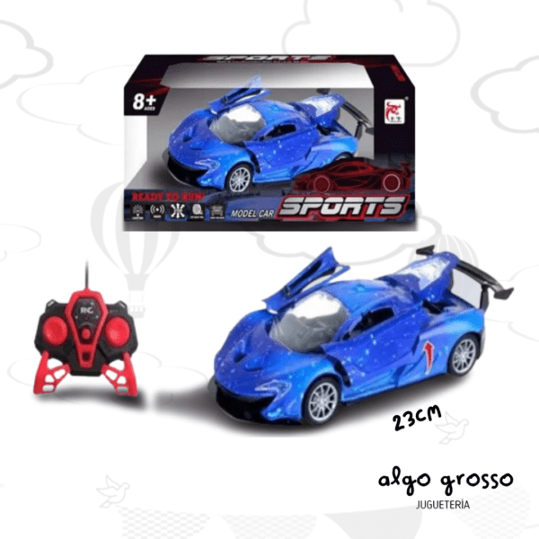 AUTO RADIO CONTROL - SPORTS - SE ABREN SUS PUERTAS Y BAUL art.RD03