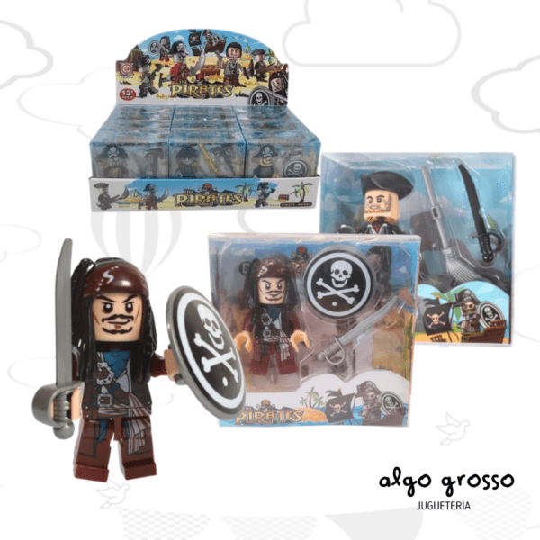 PIRATAS FIGURA DE 7CM + ACCESORIOS art.A201241