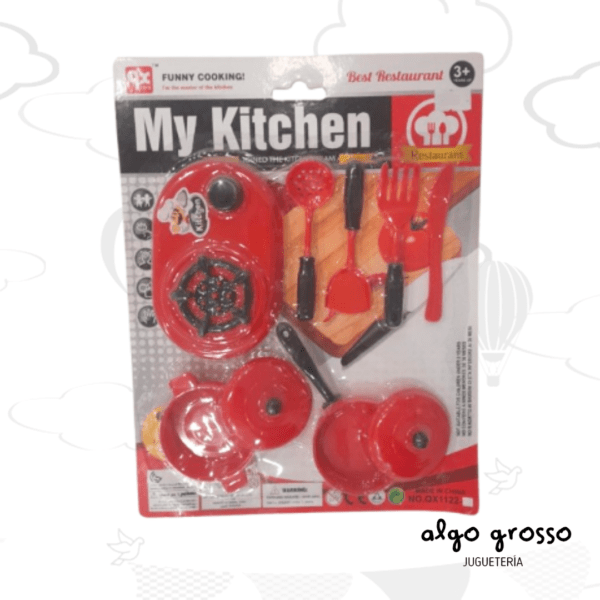 SET COCINA DE 9 PIEZAS - MY KITCHEN art.50643