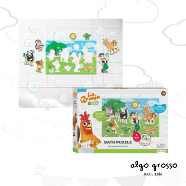 LA GRANJA DE ZENON PUZZLE DE BAÑO art.LGZ302