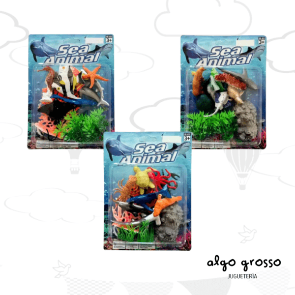 SET ANIMALES MARINOS EN BLISTER art.59614