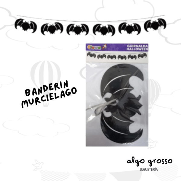 HALLOWEEN BANDERIN MURCIELAGOS art. 9122