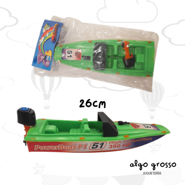 LANCHA PLASTICA EN BOLSA art.1468