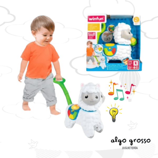 CAMINADOR LLAMA - ALPACA DIDACTICA CON LUZ Y SONIDO ART.757