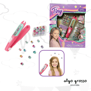 TINY SET APLICADOR DE GEMAS PARA CABELLO art.54963