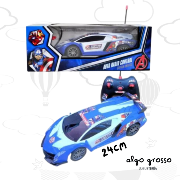 AUTO CAPITAN AMERICA AVENGERS A RADIO CONTROL art.53501