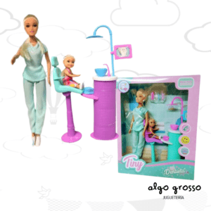 TINY MUÑECA DENTISTA + MUÑEQUITA + ACCESORIOS art.54462