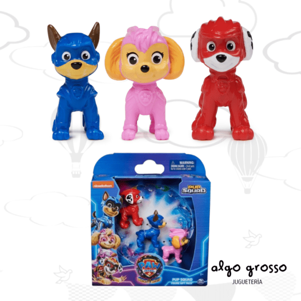 PAW PATROL PUP SQUAD 3 MINI FIGURAS art.17790