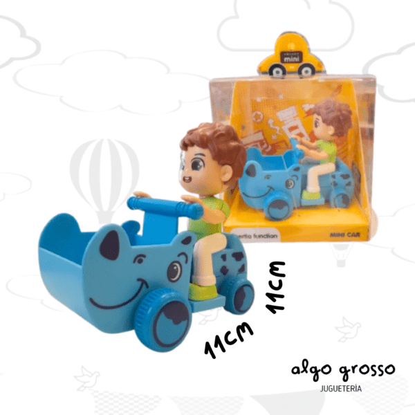 FIGURA + MINI CARRO DE JUEGO A FRICCION art.H958-13
