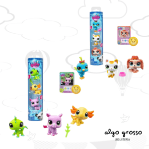 LITTLEST PET SHOP TUBO CON 3 MINI MASCOTAS art.00550