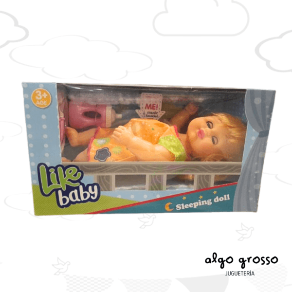 LIKE BABY MUÑECA 25CM CON ACCESORIOS art.22263
