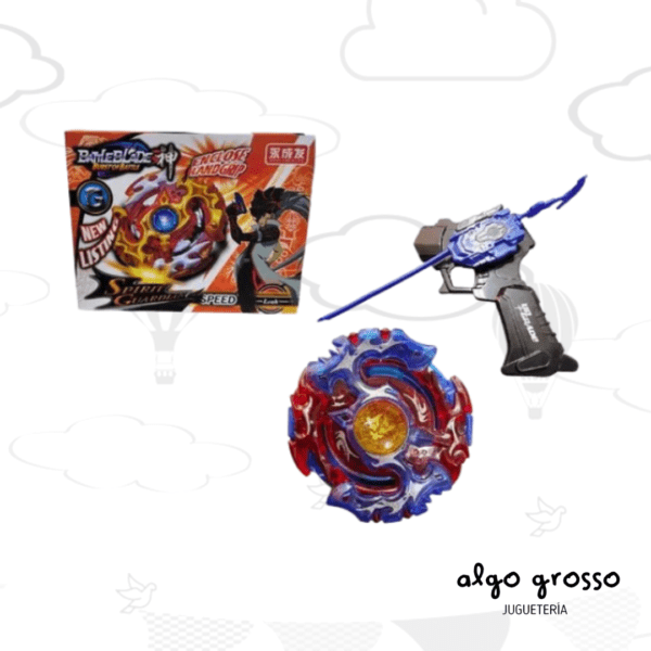 TROMPO BATTLEBLADE METAL LANZADOR GDE TOP EXPERT art.NA201688