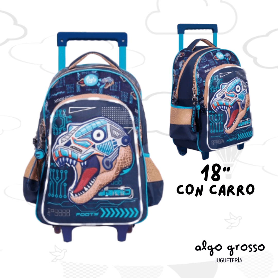 Footy Mochilas De Carrito De Dinosaurios MOCHILA CARRO 18″ FOOTY - Main Image