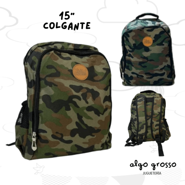 MOCHILA ESPALDA 15" CAMUFALDA art.A201351