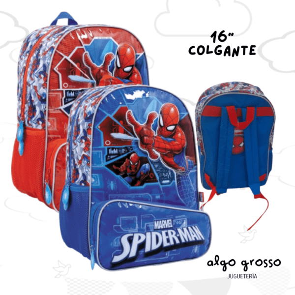 MOCHILA COLGANTE 16" SPIDERMAN art.11716